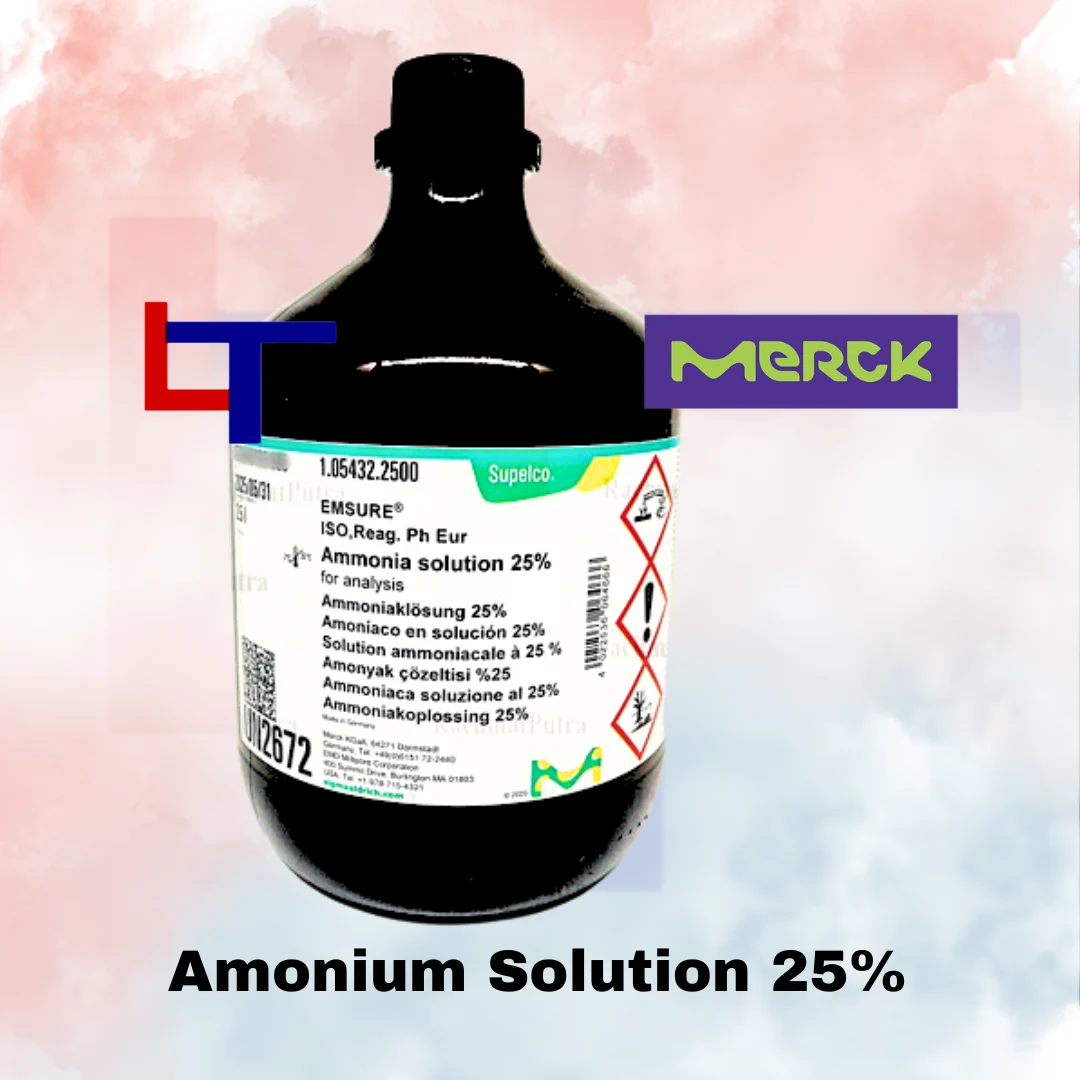 Ammonia Solution 25% EMSURE® ISO, Reag. Ph Eur 2,5 L