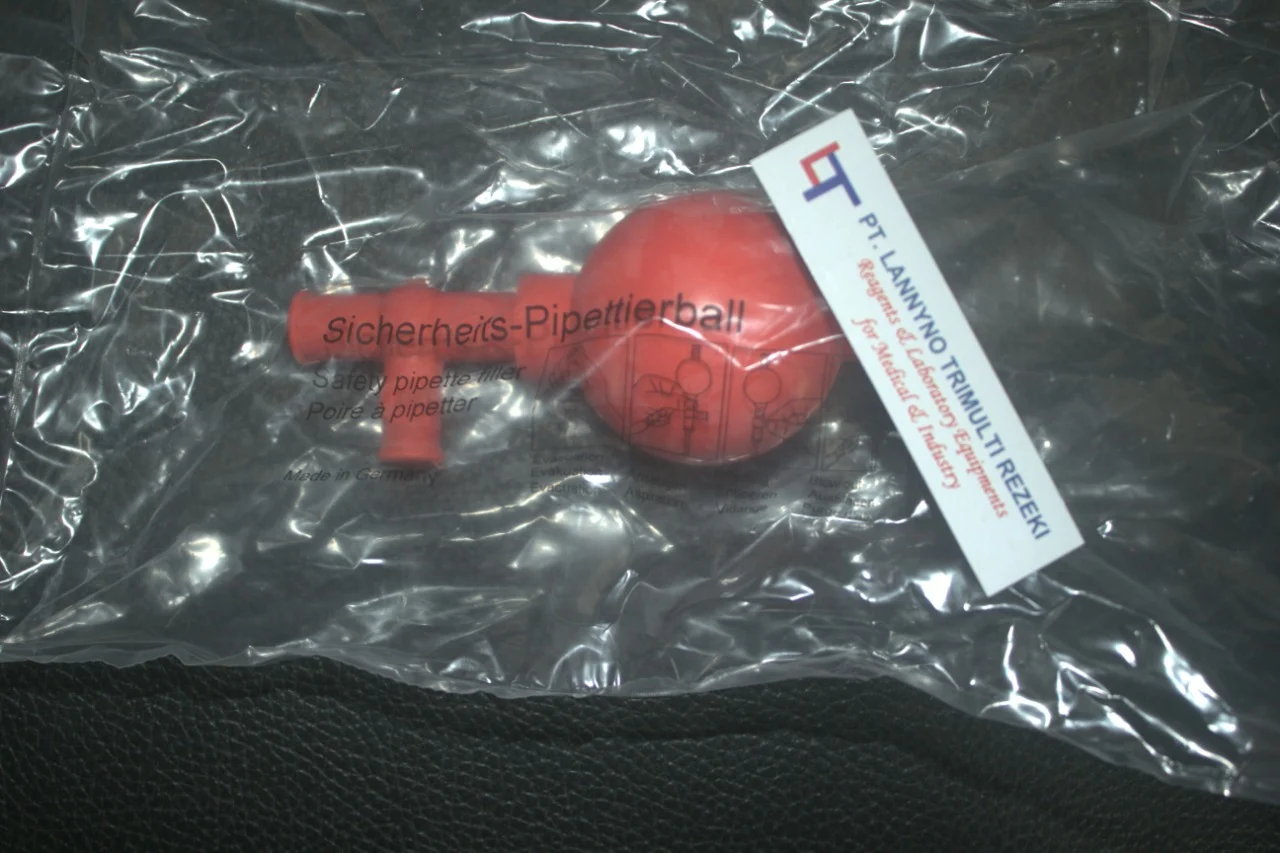 Pipet Bulb Merah