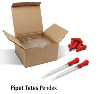 Pipet Tetes Kaca Pendek